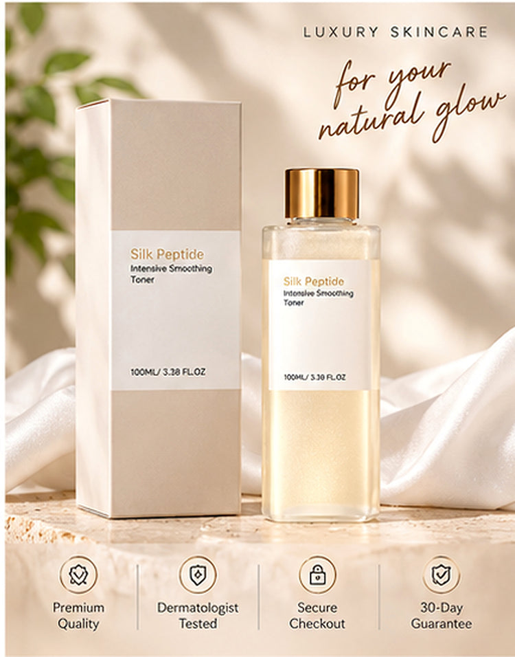 LumiSilk Peptide Toner premium product image — enhanced clarity 4K
