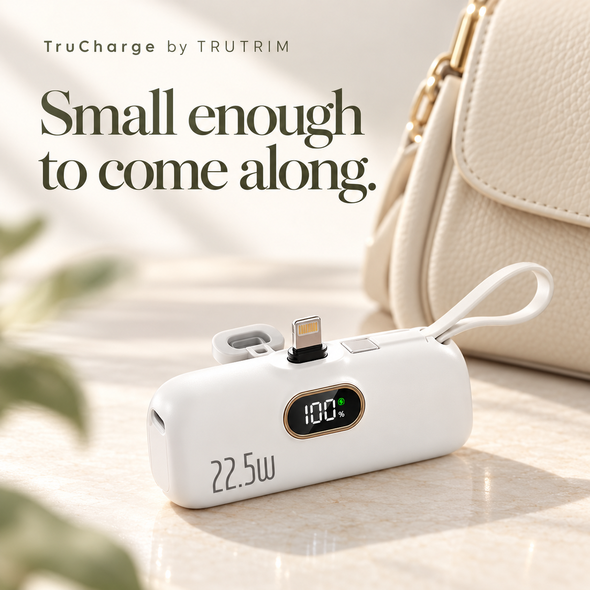 Small enough to come along.