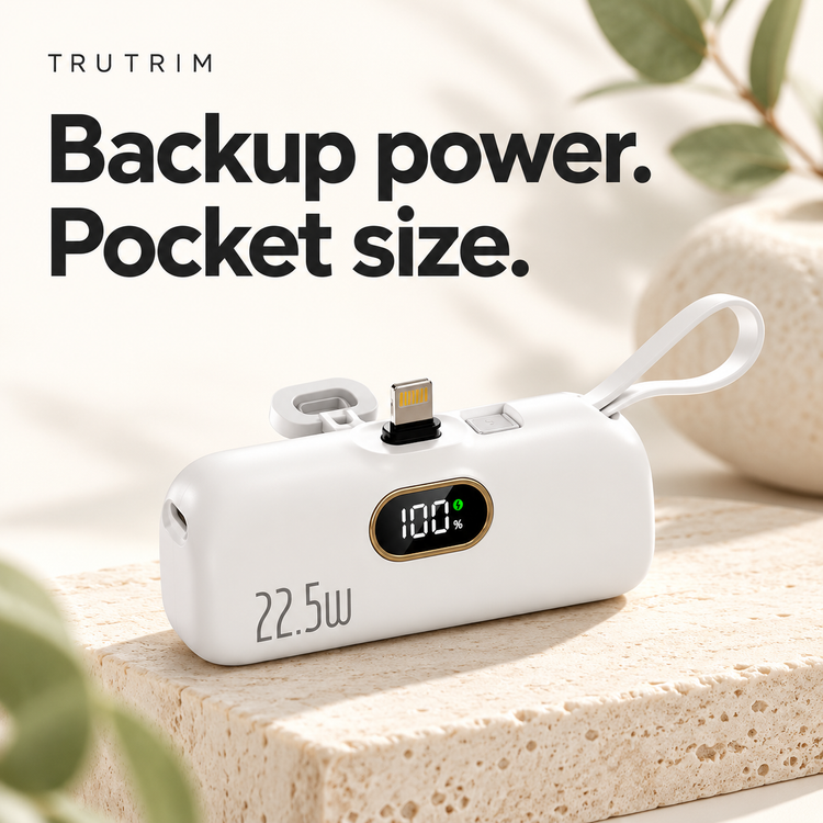 Backup power. Pocket size.