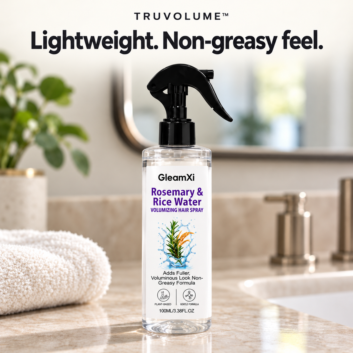 Lightweight. Non-greasy feel.