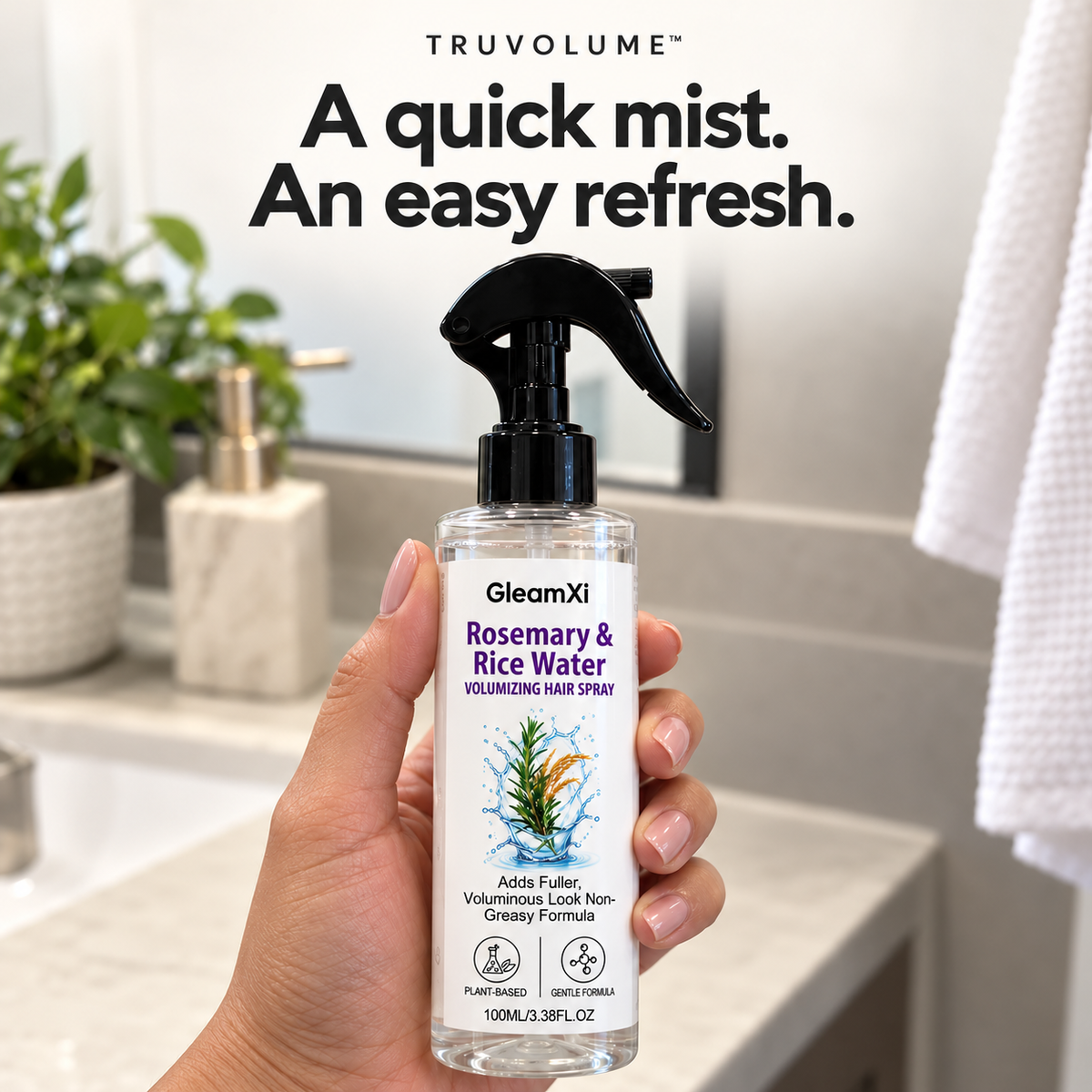 A quick mist. An easy refresh.