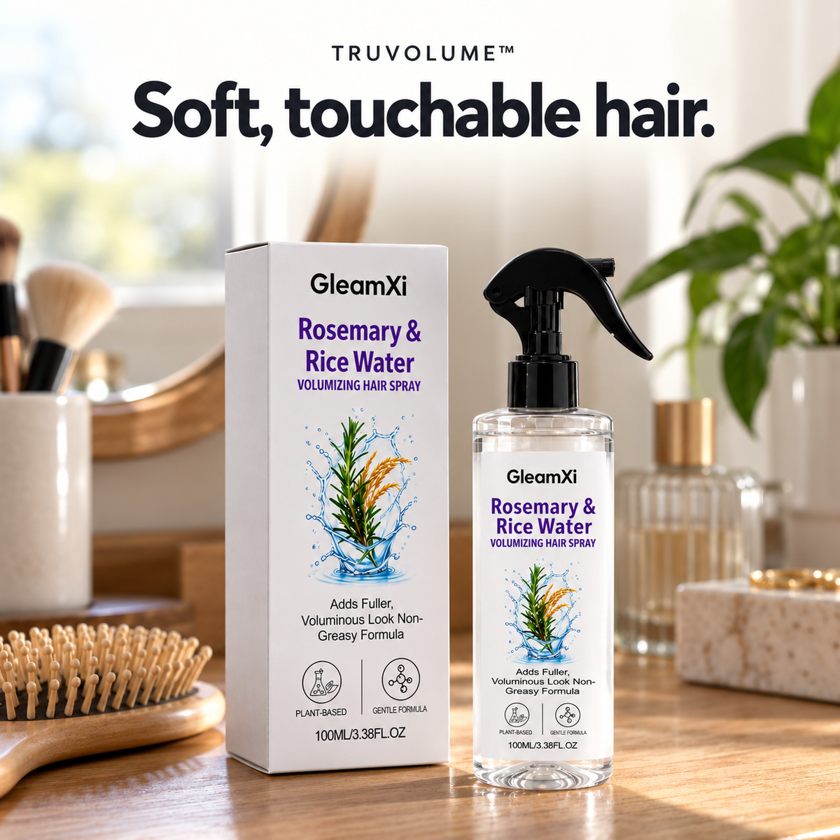 Soft, touchable hair.